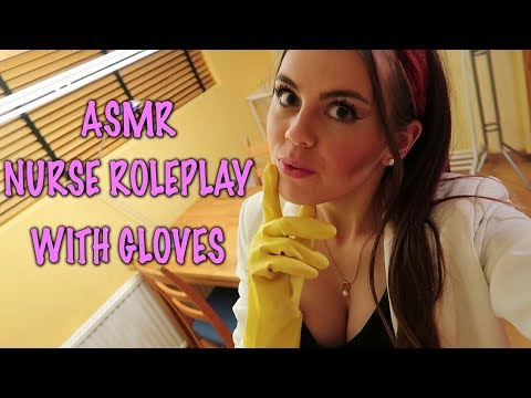 ASMR NURSE ROLEPLAY WITH GLOVES (whisper)