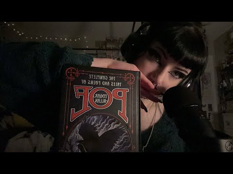 Asmr~ Reading The Raven by Edgar Allan Poe🩷