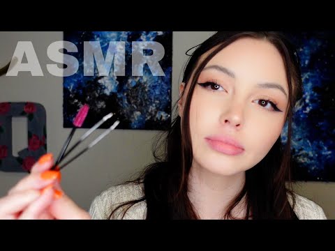 ASMR Shaping Your Eyebrows