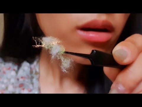 ASMR Big Earwax Ear Cleaning ☁️💤 left to right, binaural, ear to ear, ear exam test, otoscope