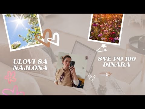 Najlon buvljak haul (sve po 100 i 200 dinara) ☕🌻