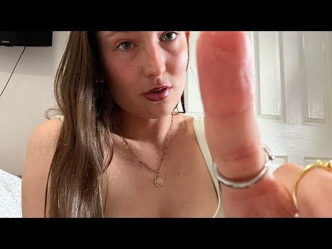 *ASMR* spit painting YOUR names (tingly, up close)