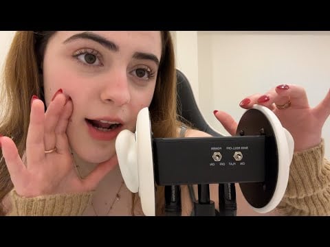 ASMR INAUDIBLE 3DIO | mouth sounds, tapping