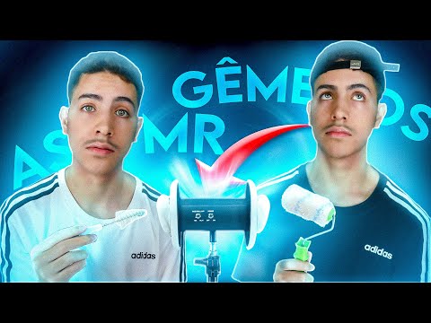 ASMR 3DIO – IRMÃOS GÊMEOS TE FAZENDO DORMIR *sussurros e sons de boca*