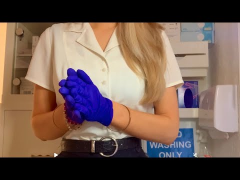 ASMR - Medical/Nurse eye exam (lofi - natural paced)