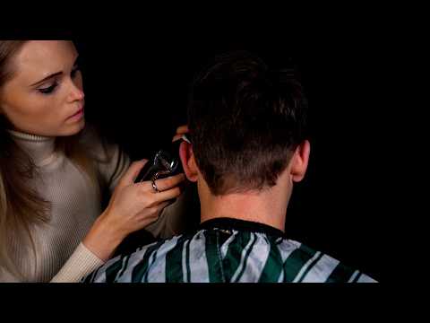 ASMR | Real person HAIRCUT (trimmer, snipping, brushing...) 💈 [TINGLY FRIDAY]