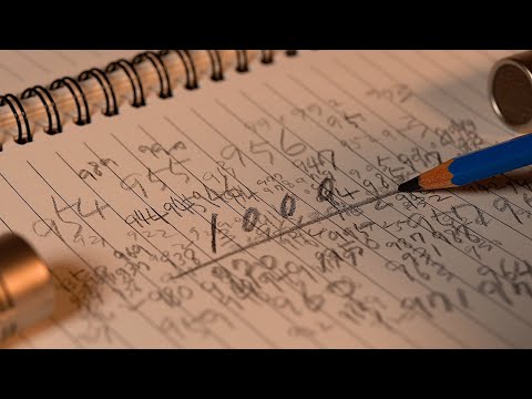 ASMR ✍️ 1000까지 다 쓰면 잠드는거다..?ㅣ사각사각 연필소리ㅣ잠오는 소리 |팅글 고인물