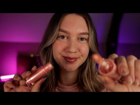 ASMR Applying Lipgloss on You 💄 Personal Attention & Gentle Mouth Sounds