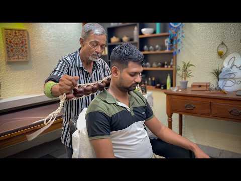 Waris Barber Real ✨COSMIC Head Massage in ASMR STUDIO | BEST Medicine For FAST SLEEP | ASMR Gautam