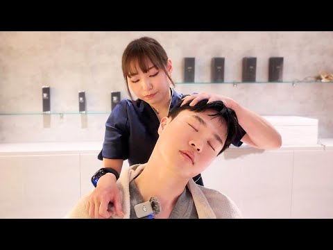 ASMR 일본 후쿠오카에서 경험한 최고의 풀 패키지 헤드스파