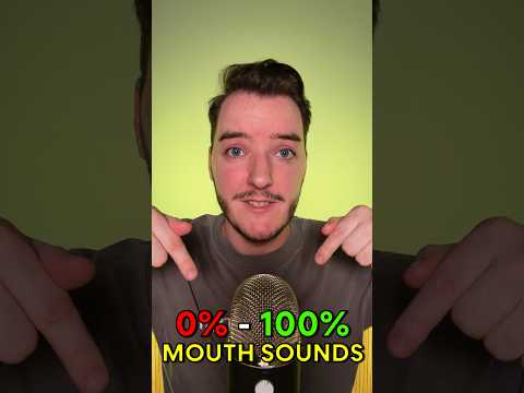 0% VS 100% MOUTH SOUNDS #asmr