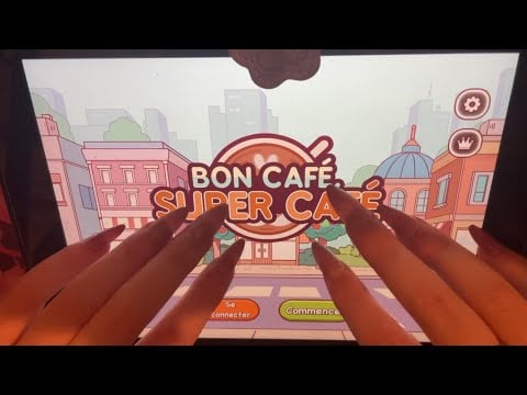 ASMR | Let's Play Good Coffee, Great Coffee! ˖°☕ ༘ ⋆｡ | Screen tapping and Scratching [No talking]