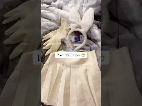 pov: you’re staying at home for Easter Holidays 🐣 #whitegloves #surgicalgloves
