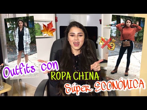 ROPA CHINA MEGA ECONÓMICA y OUTFITS de TEMPORADA🍂(Compras por internet) yolany