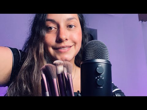 ASMR ✨SONIDITOS QUE TE HARÁN DORMIR SI O SI 😴 (Brochas, Mouthsounds, Handsounds)