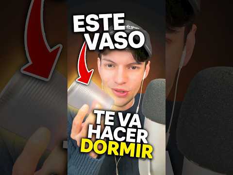 CON ESTE VASO Te ayudo a DORMIR 😋 ASMR para dormir #asmr #shorts #asmrsounds