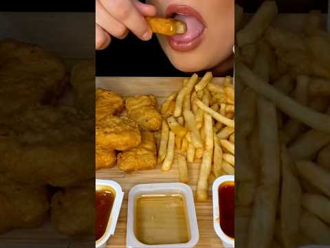 MCDONALD’S CHICKEN WITH HONEY #asmr #food #shorts