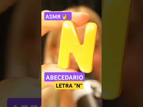 ASMR ABECEDARIO LETRA "N" #ASMR #asmr #asmrespañol #asmrargentina #relax #dormirbien #abecedario