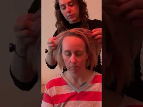 ASMR Scalp Scratching Massage #realpersonasmr #oddlysatisfying #tingleinducing #relax