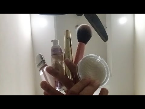 ASMR doing  makeup on camera | lofi asmr |no talking | actual camera touching ✨️
