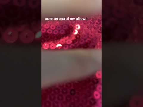 asmr on a sequin pillow #relax #visualtingle #asmrvideos #nails #asmrtriggers #tingles