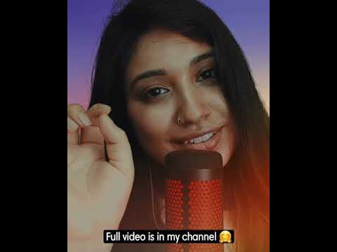 Asmr touch your face 😌 ✨ ♥ full video is on my channel.plz subscribe 🙏and support me #asmr #shorts