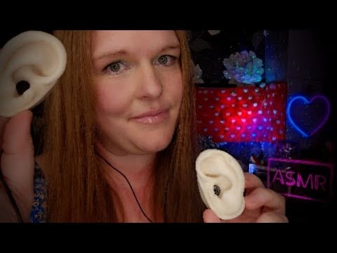 ASMR | Pressed Mouth Sounds ✧ Gentle Whispers ✧ Hair Ear Brushing.