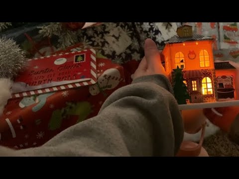 Lofi ASMR Christmas ornament/decoration triggers