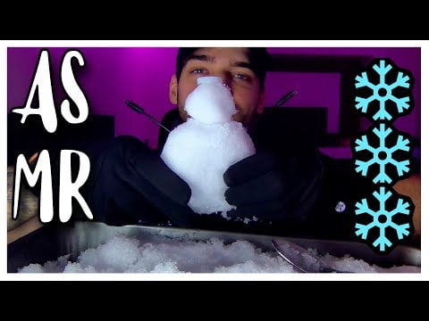 ASMR Relajante Y Cosquilloso Con NIEVE l ASMR SNOW l ASMR con NIEVE l SeluAsmr!!!❄️❄️❄️