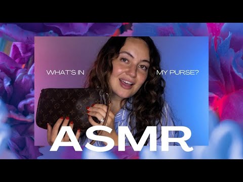 ✨ Relaxing ASMR Purse Haul 👛 Bag Sounds & Whispers 🛍️🌙