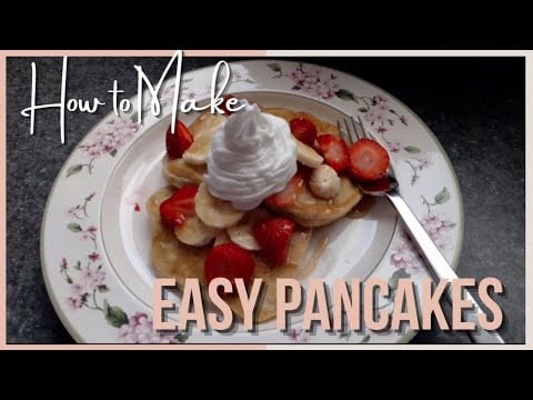[ASMR] 🥞 How to Make Easy Pancakes 🤤