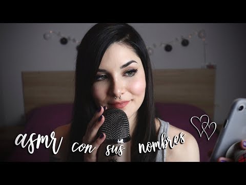 ASMR Con Sus Nombres (Especial 10k!) | ASMR daydream