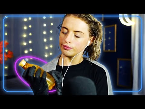 [ASMR] Latex Gloves | Rubber Gloves | Nitrile Gloves | Shampoo Hair Wash ASMR 🚿✨