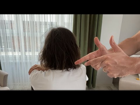 Aggressive hair straching ASMR/Satisfaying Massage ASMR for sleep/No talking