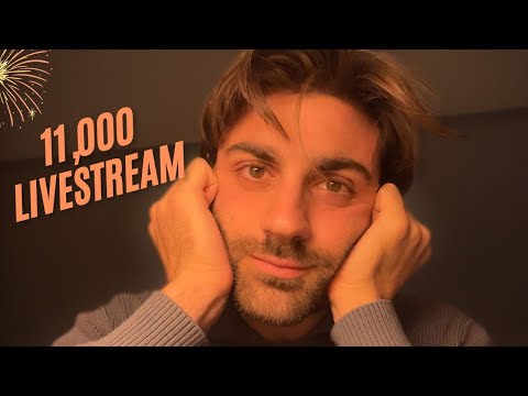 11,000 ASMR Livestream Special - Triggers, Stories, Q&A & More :)