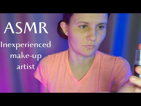 ASMR Young Russian student does your makeup (soft voice, Russian accent)