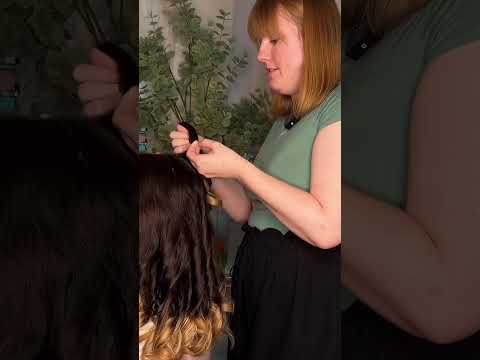 ASMR Hairstyling for Sleep 🏳️‍🌈  #asmr #asmrmakeup #asmrforsleep #asmrrealperson #asmrtingle