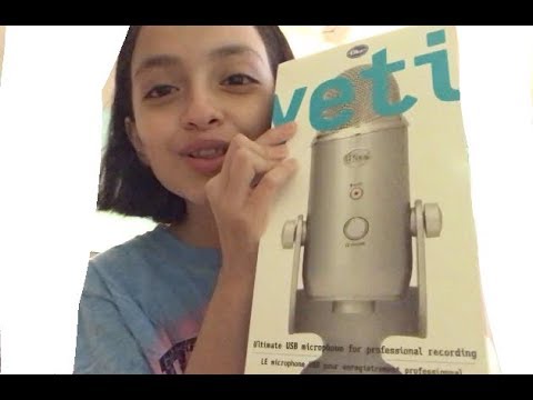 UNBOXING MY BLUE YETI!!