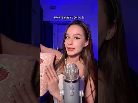 ASMR WHATS IN MY GIRLY PINK BAG 🎀💕😊 By Vonto #asmr #tingles #asmrvideo #asmrsounds #sleep #relax