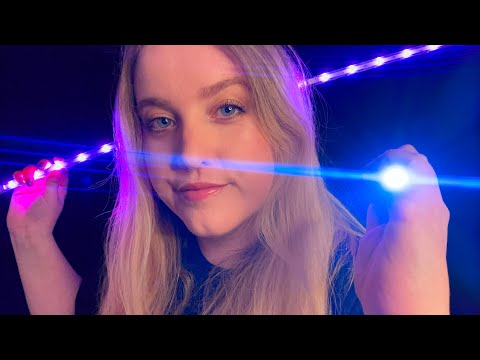 ASMR | Light Hypnosis for Deep Sleep💤Eyes Open and Closed ✨ [Bright lights, Dark Room]