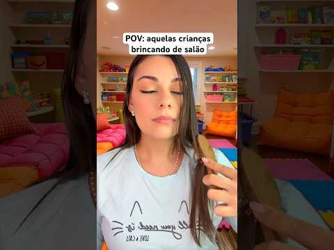 POV: aquelas crianças brincando de salão #asmr #asmrsounds #shorts
