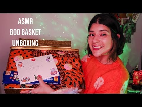 ASMR - HALLOWEEN BOO BASKET UNBOXING WITH @Angelonmyshoulder