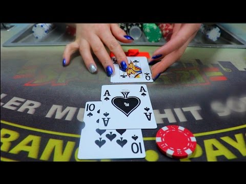 ASMR ♠️♥️ Blackjack Roleplay Card Game, Come Play w/ Me!