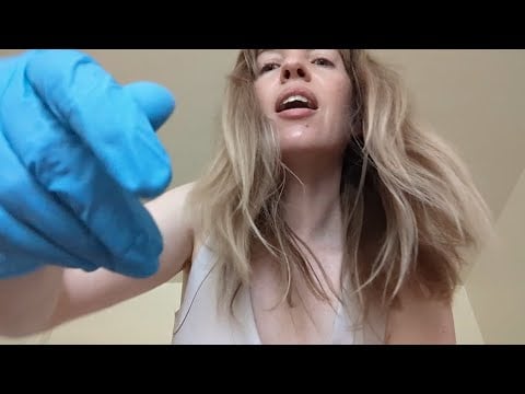 ASMR Fast Aggressive Face Massage with Gloves!