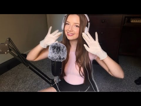 🤍ASMR Pure Latex Glove Sounds | Minimal Talking🤍