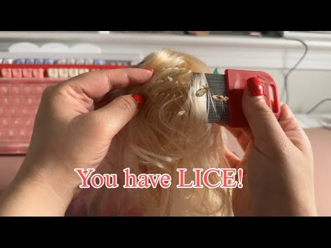 ASMR| School nurse checks Barbie for Head Lice 💆🏻‍♀️