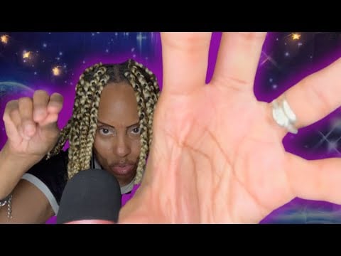 ASMR So Fast & Aggressive, Up Close Mouth Sounds, Hand Licking, Spit Painting
