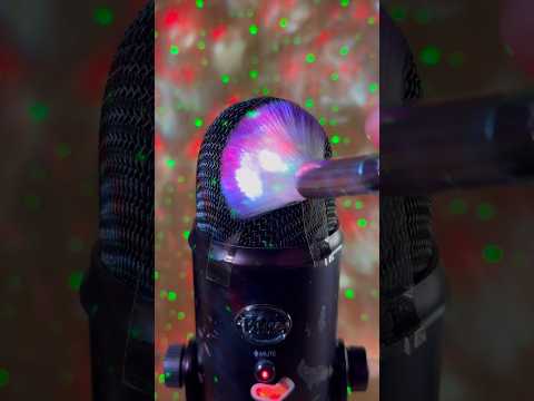 Microphone Brushing Tape 🖌️ #7on1sasmr #7on1s #asmr #shorts