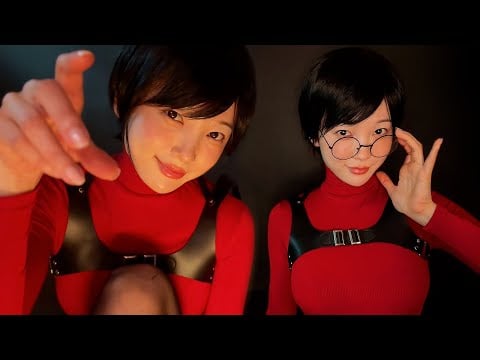 ASMR 자, 이제 누가 보스지? 😎😈 Boss's Order! Ada Wong Roleplay (Head Massage, Leather Gloves, Heart beat )
