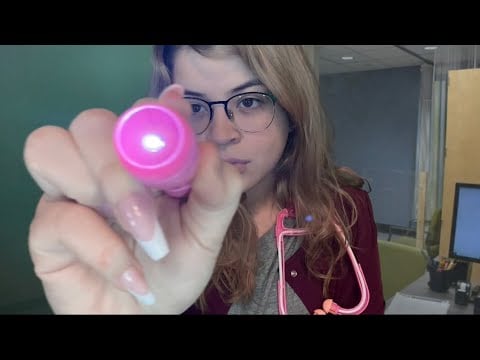 ASMR clueless nurse checks your rash 😖